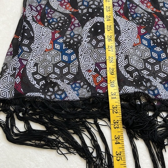 LuLaRoe Women’s Sheer Fringed Swim Cover Up Size Large - Picture 7 of 7